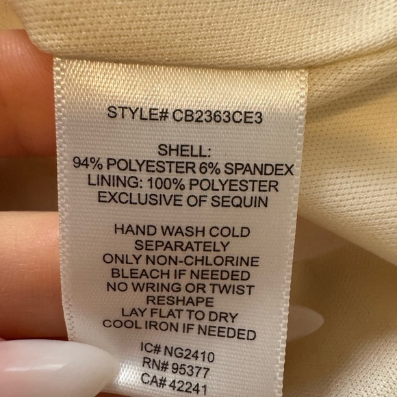 SANCTUARY Radiant Sequin Button Down Collared Shirt in Champagne Size Large NWT - Picture 7 of 8